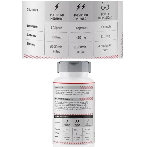Cafeina 90cps - Dux Nutrition - Image 2