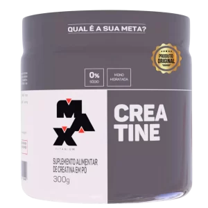 Creatina 100% 300g - MAX TITANIUM