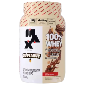 100% WHEY DR PEANUT POTE 900G BUENISSIMO - Max Titanium