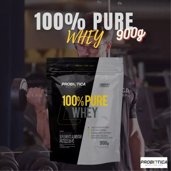 100% Pure Whey REFIL Chocolate - Probiotica - Image 2