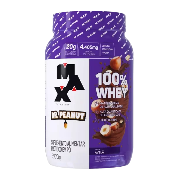 kit 2 Whey DR Peanut Pote 900g Max Titanium - Image 3