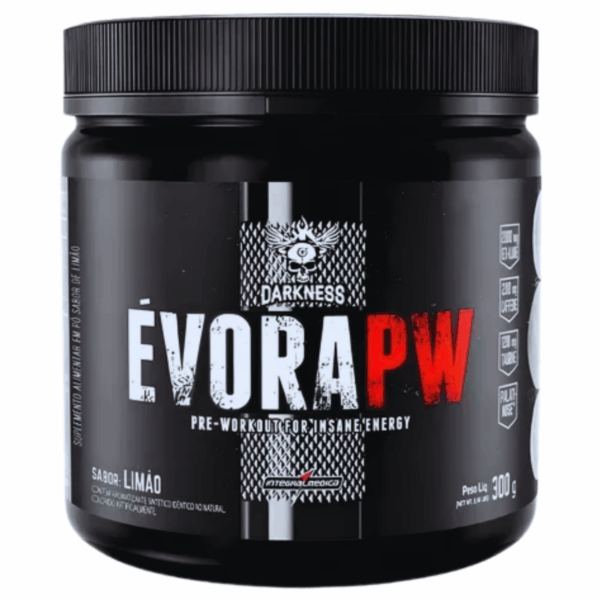 Pré Treino Evora Pw 300g LIMAO - Darkness